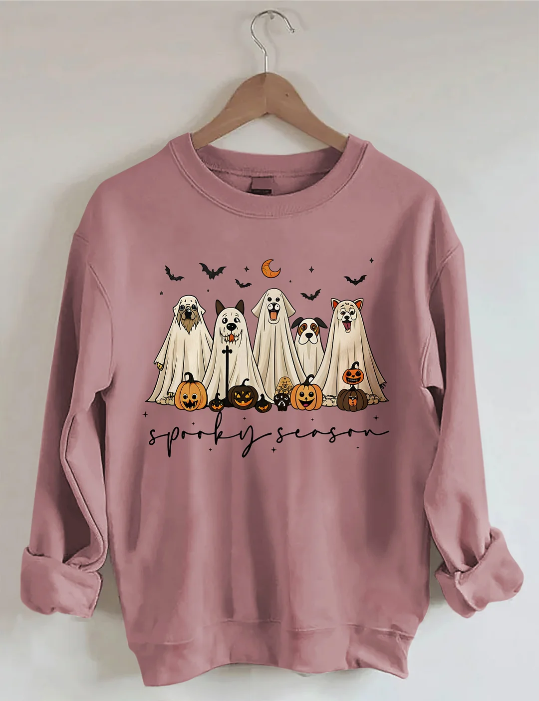 Retro Ghost Dog Sweatshirt