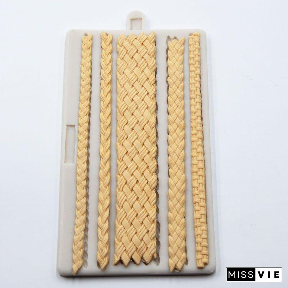 Silicone Pie Crust Mold for Pastry Fondant Mold Stamper Baking Toppers