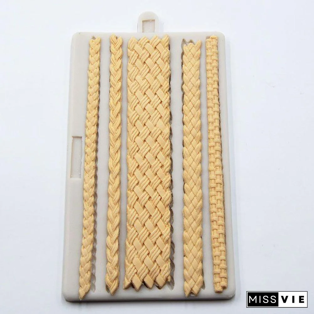 Silicone Pie Crust Mold for Pastry Fondant Mold Stamper Baking Toppers