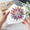 6Pcs Schneeflocken - 5d DIY Handwerk Grußkarte