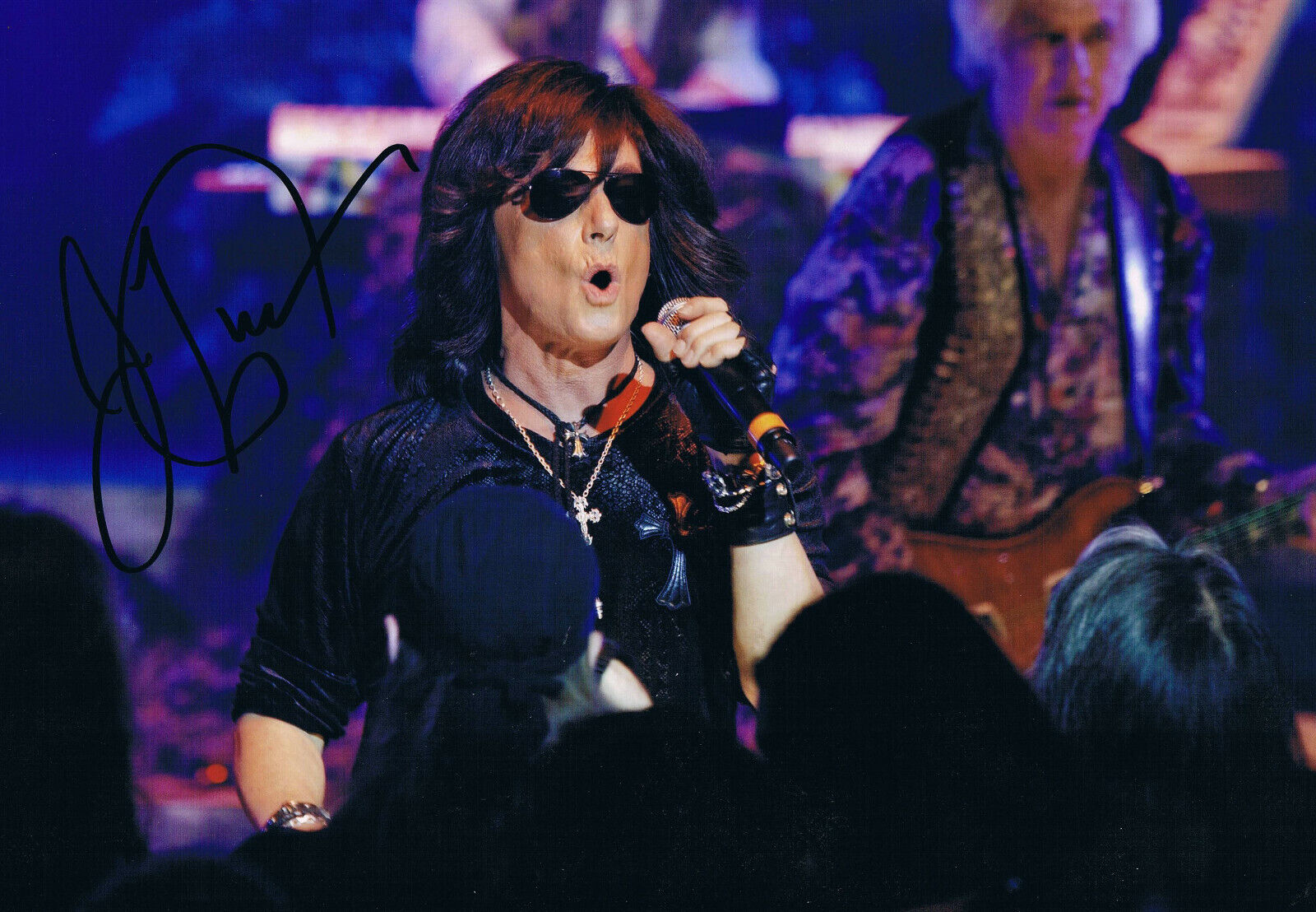 Joe Lynn Turner 1951- genuine autograph 8x12