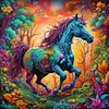 (40*40cm)Horse - Full Round Drill Diamond Painting