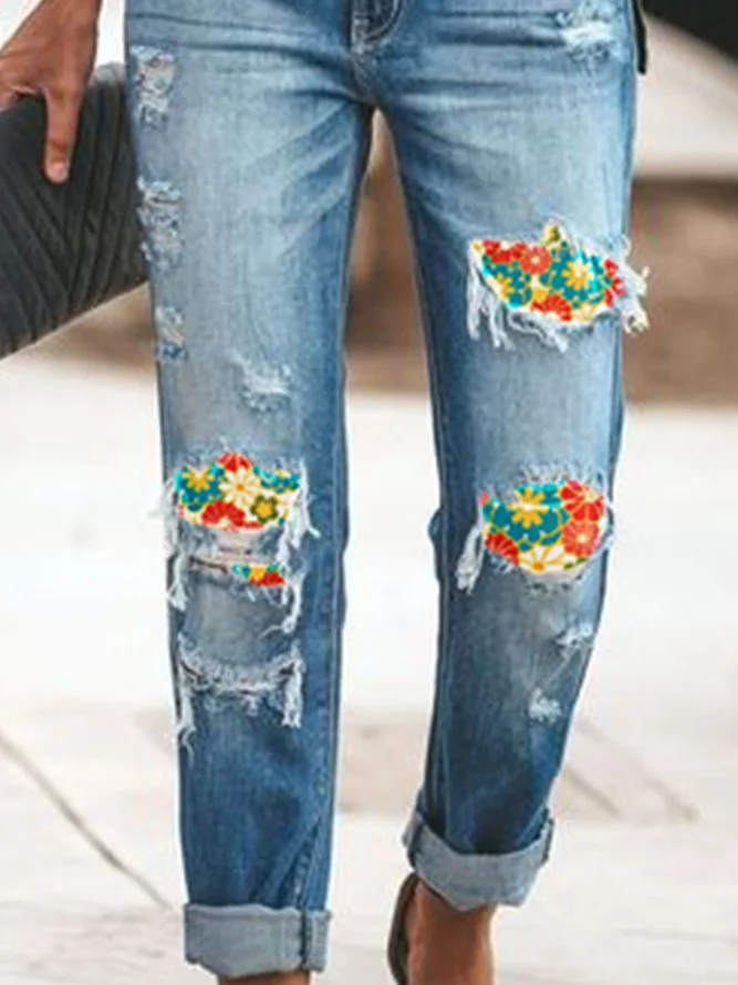 As Picture Vintage Denim Pants