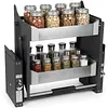 [US Local Warehouse] 2 Tier Pull Down Shelf Heavy Duty Cabinet Organizer for Kitchen Pots Pans