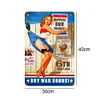 Support our Troops Lady - Vintage Metal Signs(12*16Inch)