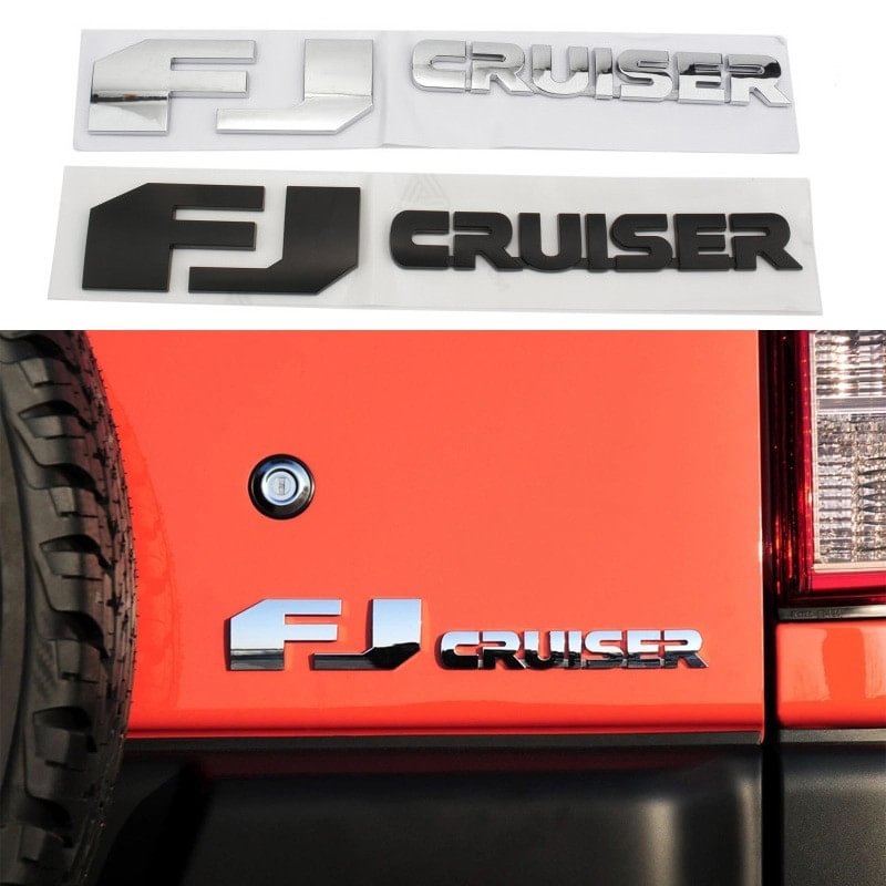 Toyota FJ cruiser Logo Emblem Car SUV High-performance Body Sticker  dxncar
