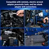 4Piece Flexible Socket Extension Bar 1/4 3/8 1/2 Inch Drive