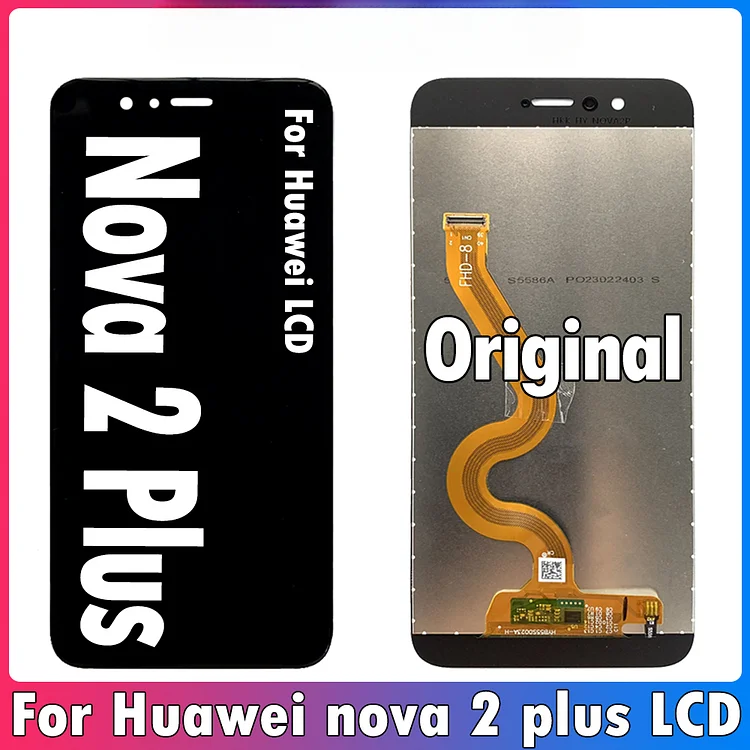 5.5" Original For Huawei Nova 2 Plus LCD Display BAC-AL00 BAC-L03 BAC-L23 Touch Screen Replacement For Nova 2Plus Display