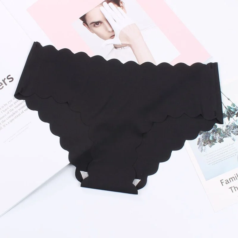 Billionm Panty Set Underwear Female Comfort Intimates Ladies Low-Rise Briefs Ice Silk Seampless Panties Women Sexy Lingerie