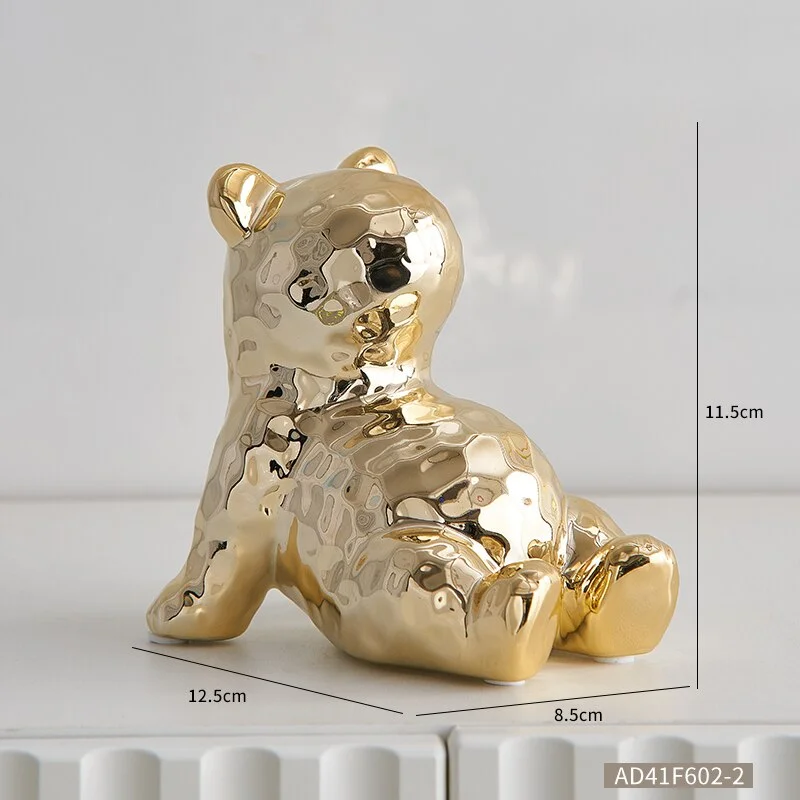 Ceramic Sculpture Home Decoration Accessories Modern Animal Model Statues for Decoration Living Room Table Decoration Gifts