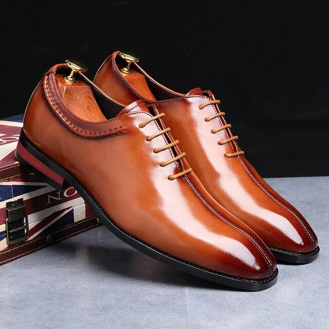 Dress Shoes Men Oxford Patent Leather Men's Dress Shoes Business Shoes Men Oxford Leather Zapatos De Hombre De Vestir Formal