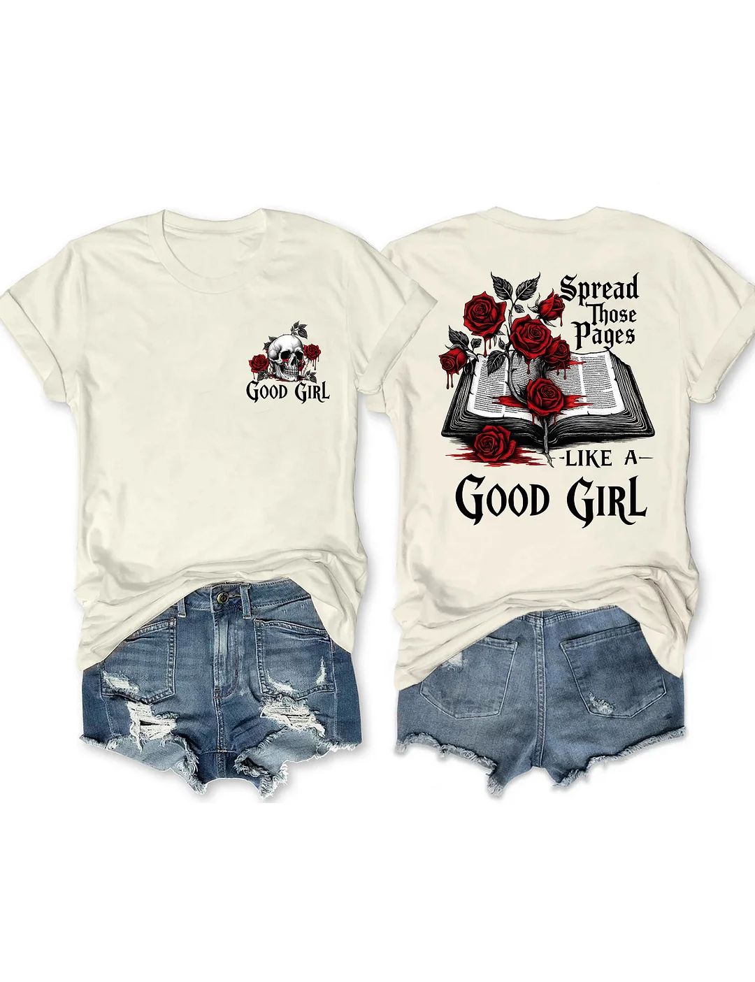 Spread Those Pages Like A Good Girl T-shirt