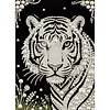 Diamond Painting-DIY Special Shaped Drill Pearl Painting Tiger(30x40cm)