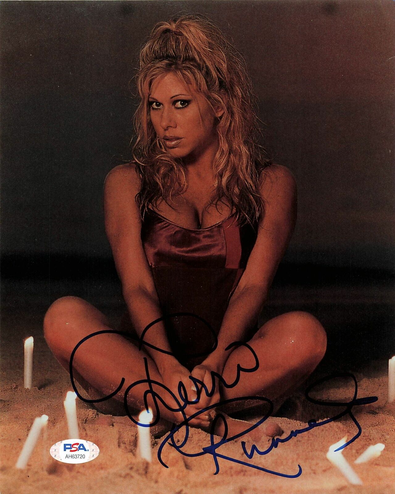 Terri Runnels signed 8x10 Photo Poster painting PSA/DNA COA WWE Autographed Sexy