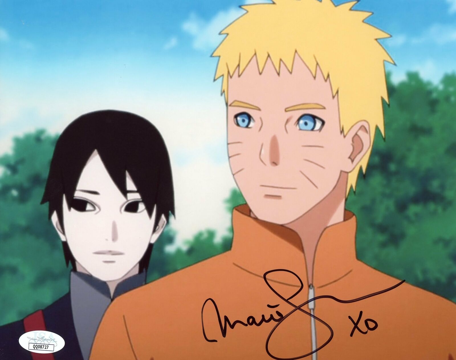 Maile Flanagan NARUTO Boruto 8x10 Photo Poster painting Signed Autograph JSA Certified COA Auto