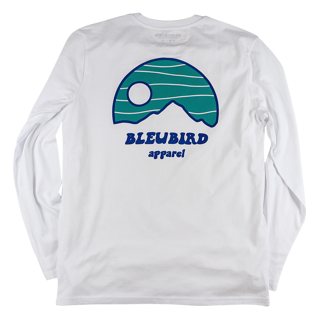 Women's Vintage Surf Print Long Sleeve T-shirt