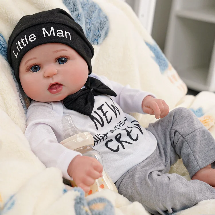 Babeside Quiet Reborn Baby Bailyn 20'' Little Infant Boy Best Gift for Kids