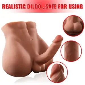 pornhint Pornhint Huge Lifelike Dildo Sex Doll Male Body Torso Adult Sexy Toys Big Penis For Women