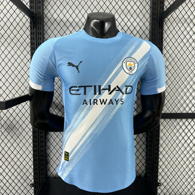 2025-26 New Season-Manchester City Home Jersey-Player Edition