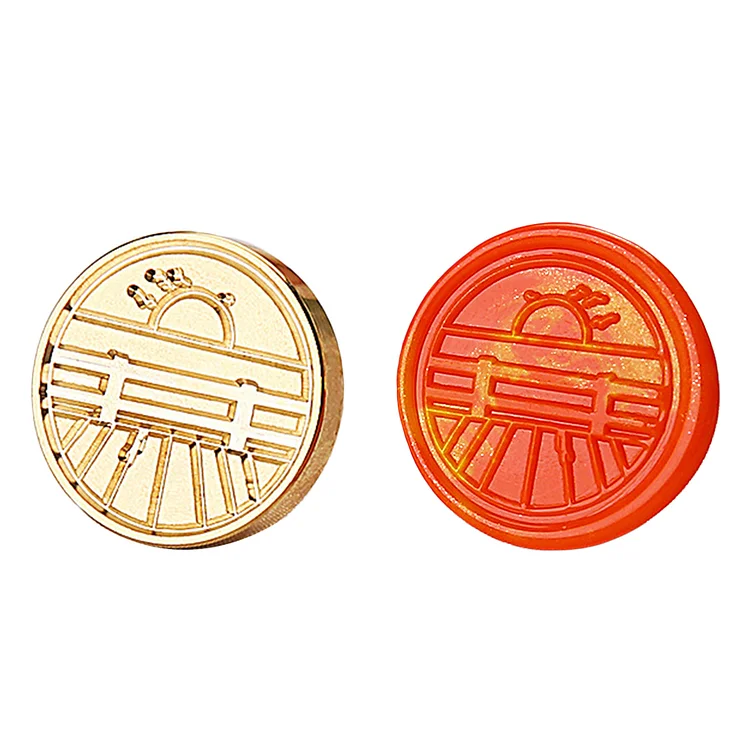 Diy Fire Lacquer Round Sealing Wax Stamp Head gbfke