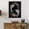 Girl Animals Premium 5D Diamond Painting Kit Black & White Pearls painting Sparkling Special Shaped Diamond painting(Multi-Style)