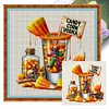 (Multi-Style) Halloween Magic Drinks-14CT Stamped Cross Stitch 50*50cm/19.69*19.69in