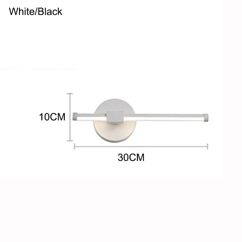 Nordic Simple Rectangle LED Aisle Stairs Spin Wall Lamp Fixtures Modern Living Dining Room Sconces Bedroom Decor Light Luminaria