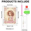 Diamond Painting-DIY Special Shaped Drill Pearl Painting Reading Girl(30x40cm)