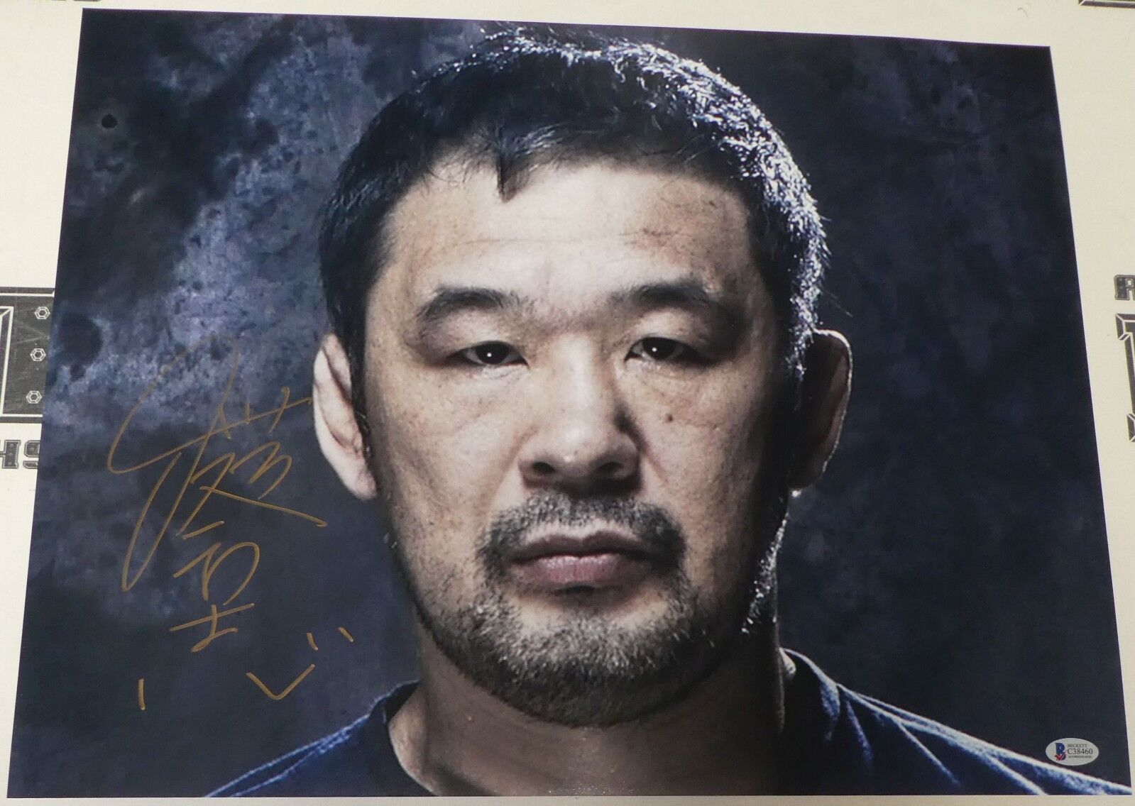 Kazushi Sakuraba Signed 16x20 Photo Poster painting BAS COA UFC Pride FC New Japan Pro Wrestling