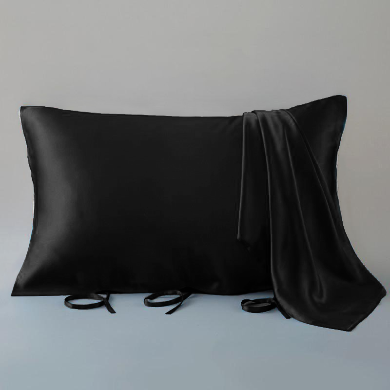 Lace-up Travel Silk Pillowcase REAL SILK LIFE
