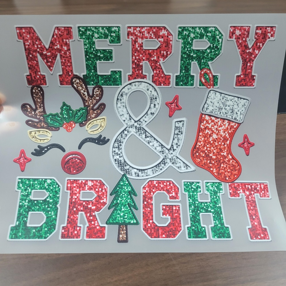 High Quality Newest Custom Christmas dtf Transfers Prints Ready to Press dtf Iron on Transfer for Clothes