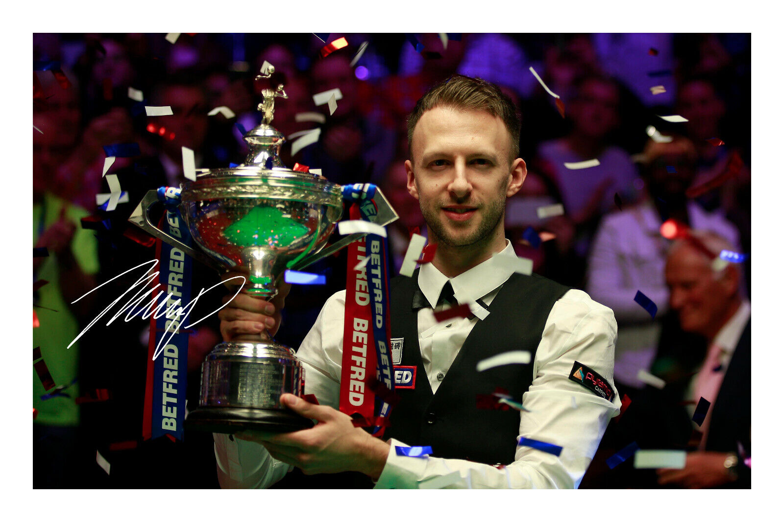 Judd Trump Signed A4 Photo Poster painting Print Snooker World UK Masters Champion