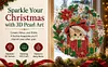Crystal Dot Art Light Catcher Kit Kitten Christmas 9.45x9.45in
