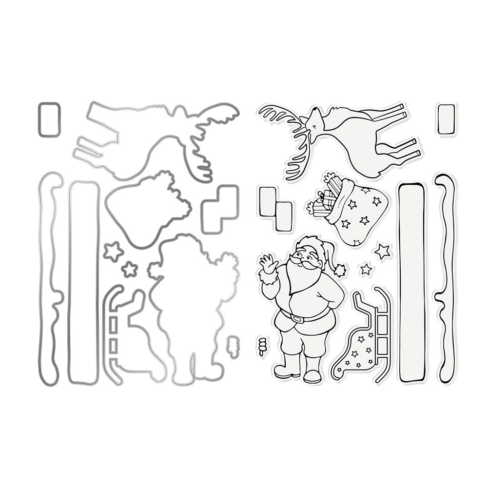 

Santa Claus (Cutting Die+Seal) - Paper Craft Cutting Dies, 501 Original