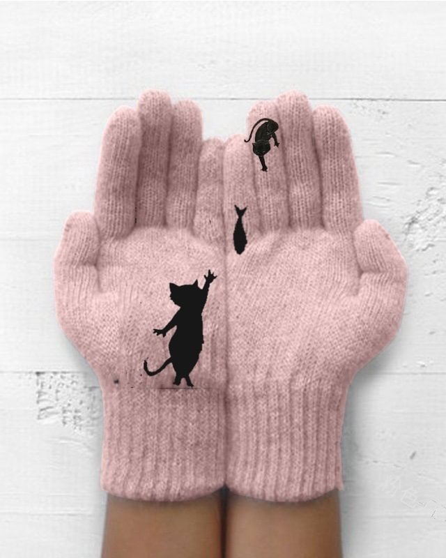 Women Casual Winter Daily Chic Polyester Gloves