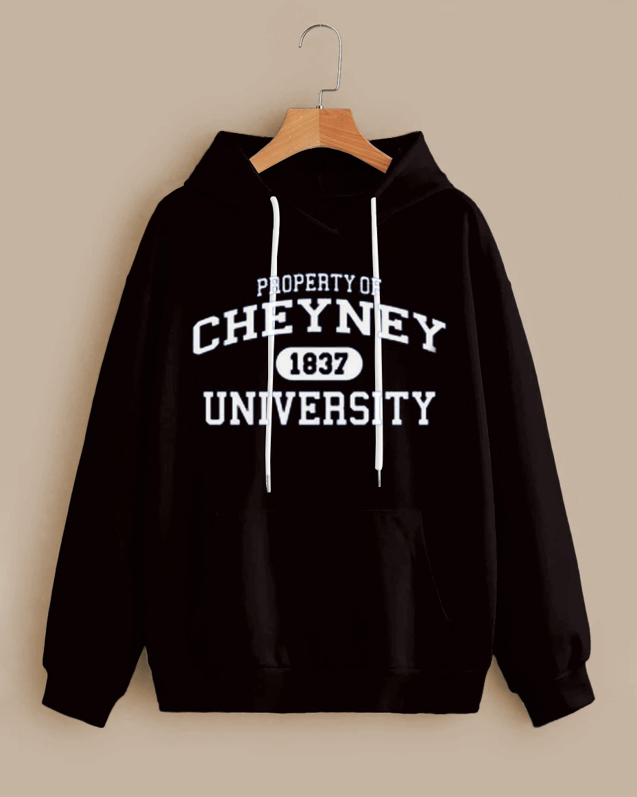 Cheyney University Print Long-Sleeved Hoodies