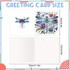 6PCS DIY Diamond Art Greeting Cards Congratulations Cards & Gifts (Dragonfly)