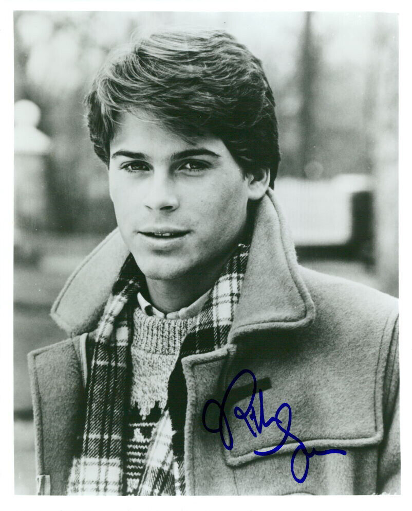 Rob Lowe (Vintage) signed 8X10 Photo Poster painting