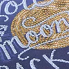 Love You Moon Back  | Crystal Rhinestone  | Full Round Diamond Painting Kits