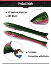 Fish-shaped lure rod, telescopic rod, recreational rod, portable fishing rod