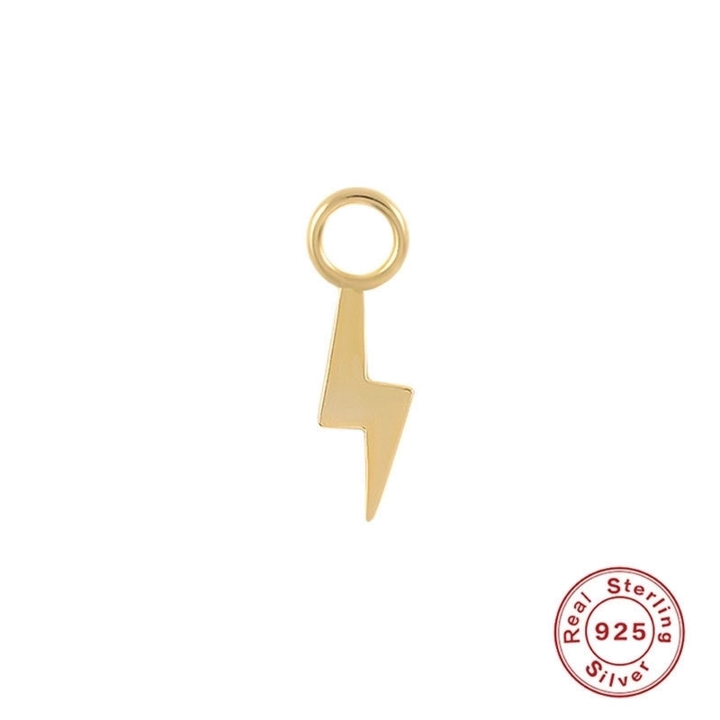 1 Piece 10mmKS115067-Z Sterling Silver Zircon Geometric Pendant Jewelry Accessories