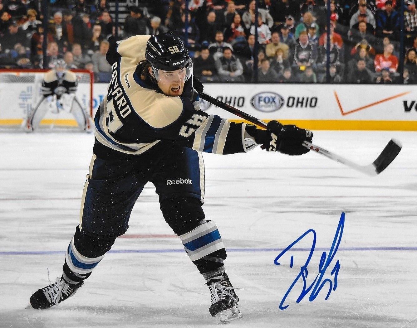 David Savard signed Columbus Blue Jackets 8x10 Photo Poster painting autographed