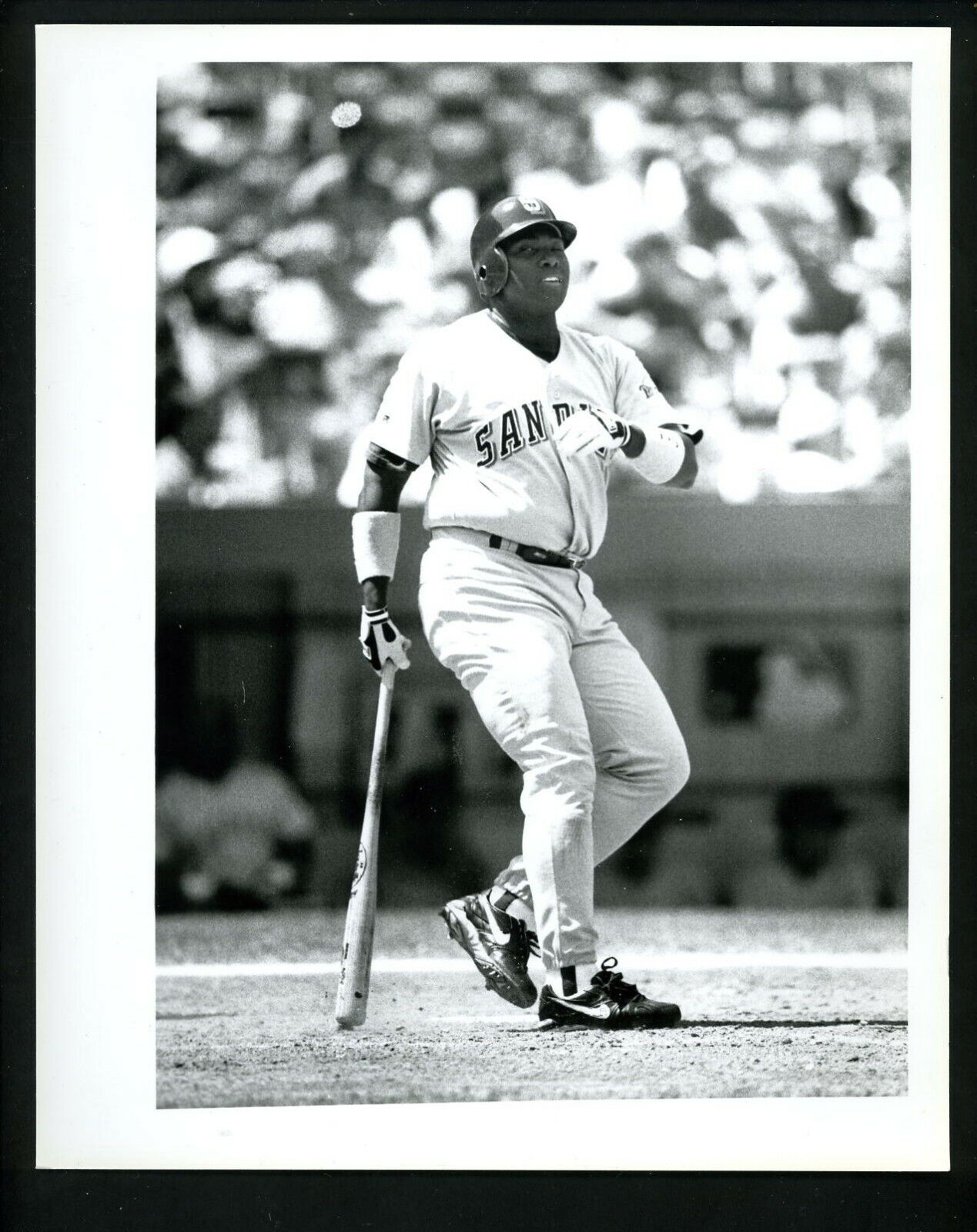 Tony Gwynn circa 1990's Press Original Photo Poster painting San Diego Padres 1a1a