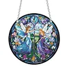 Diamond Painting Acrylic Stained Glass Fairy Hanging Pendant