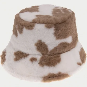 Brown Fashion Casual Print Hat | EGEMISS
