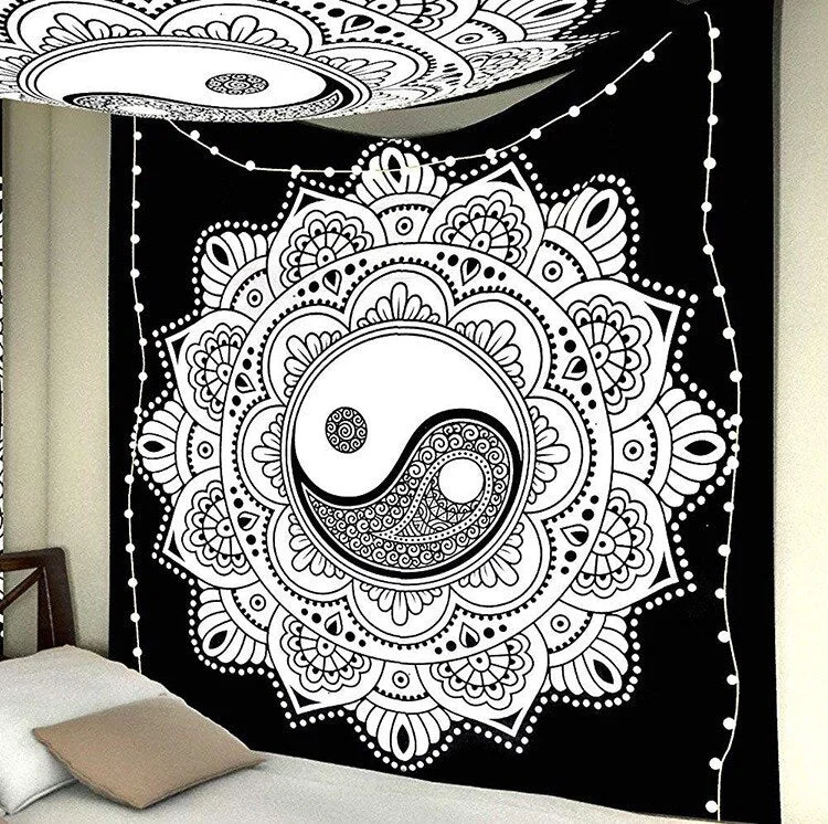 Mandela Wall Hanging Tapestry Yoga Beach Throw Carpet Home Bedroom Decor Mandala Wall Tapestry Blanket