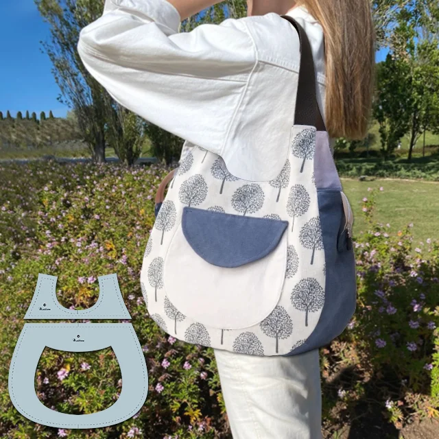  Round Tote Bag Sewing Template - With Instructions