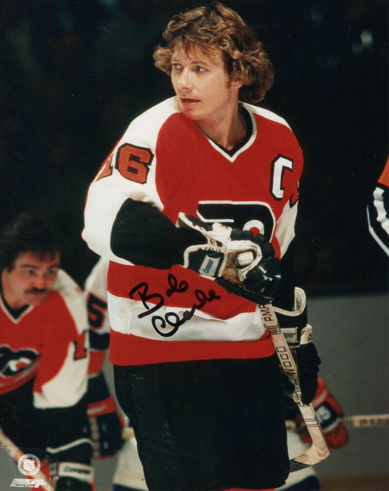 BOBBY BOB CLARKE SIGNED AUTOGRAPH 8x10 Photo Poster painting - PHILADELPHIA FLYERS LEGEND RARE