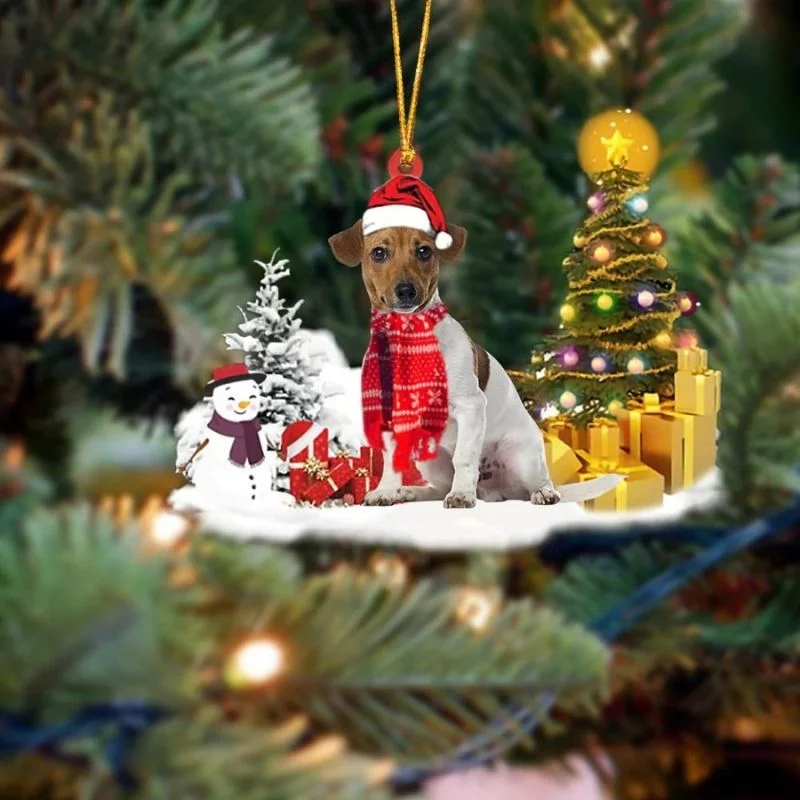 VigorDaily Jack Russell Terrier Christmas Ornament SM163