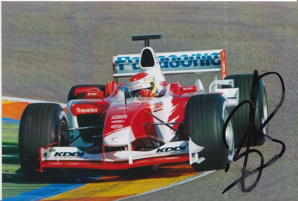 RYAN BRISCOE HAND SIGNED PANASONIC TOYOTA F1 6X4 Photo Poster painting 10.